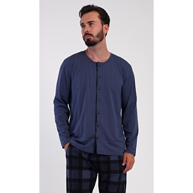 Vienetta MAN Pánske pyžamo dlhé Rudolf 66631457