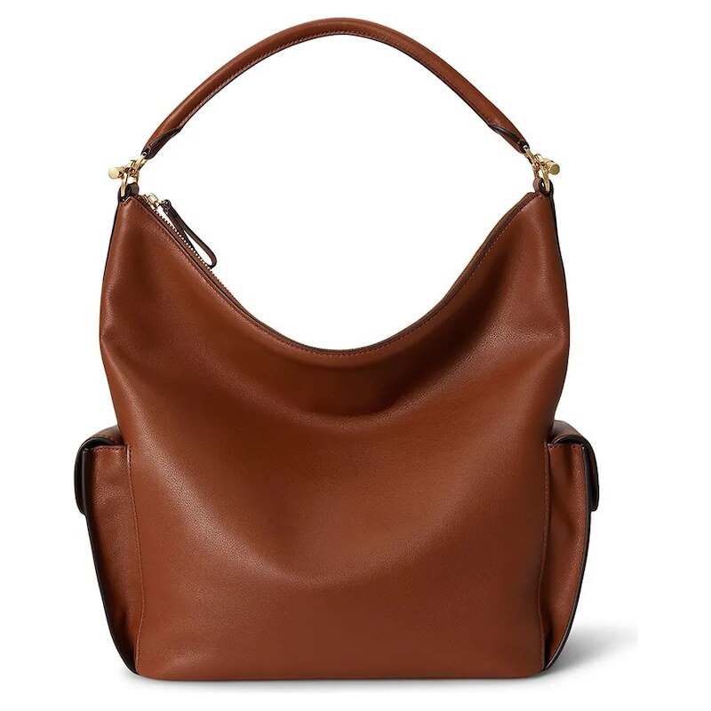Kožená kabelka Lauren Ralph Lauren 67697364