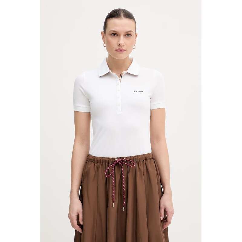 Barbour polo tričko dámske bavlnené s elastanom 67696758