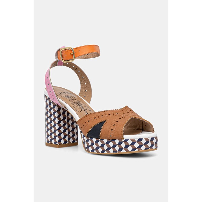 Kožené sandále Fly London EBAN454FLY 67688255