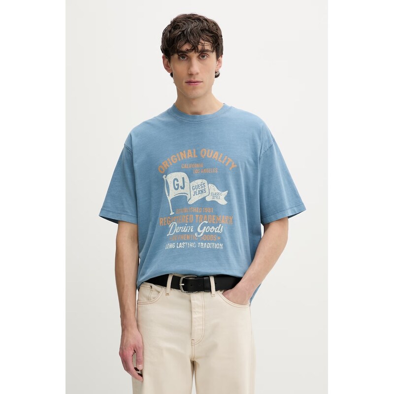 Bavlnené tričko Guess Jeans 67843048