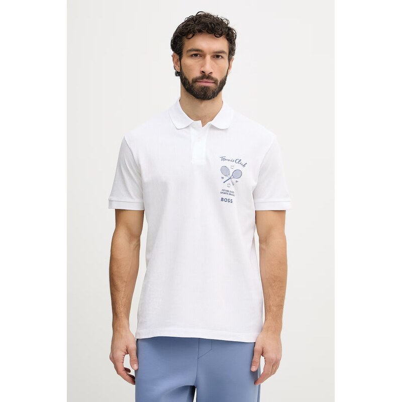 Bavlnené polo tričko BOSS Green 67714683