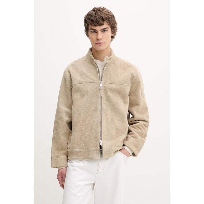 AllSaints krátka pánska semišová bunda FELIX 67869932