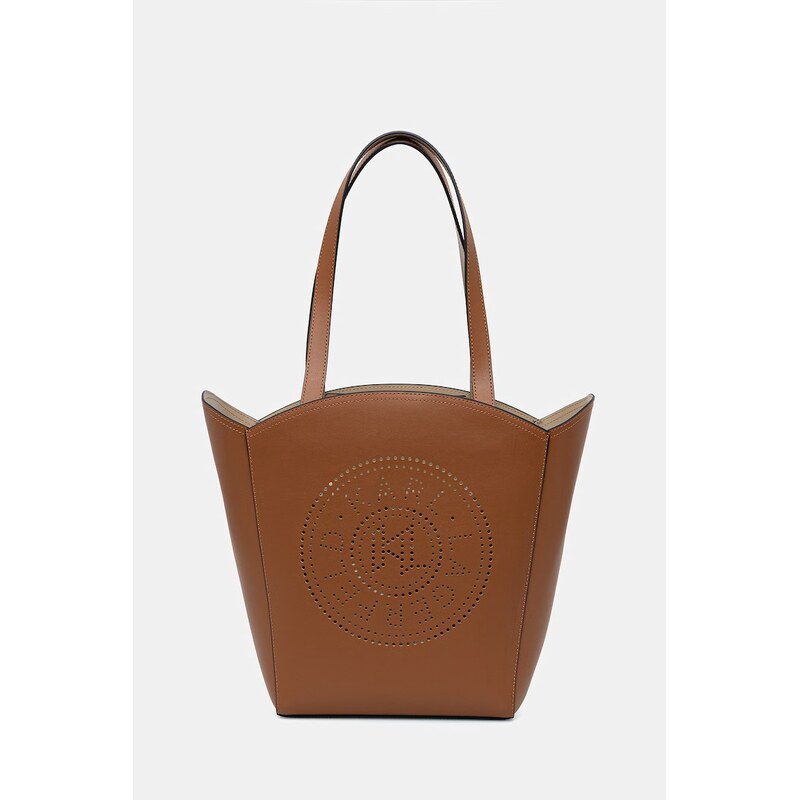 Karl Lagerfeld kabelka typu shopper dámska kožená K/CIRCLE 67869931