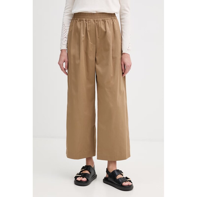 Weekend Max Mara nohavice dámske bavlnené GOLFO 67870043