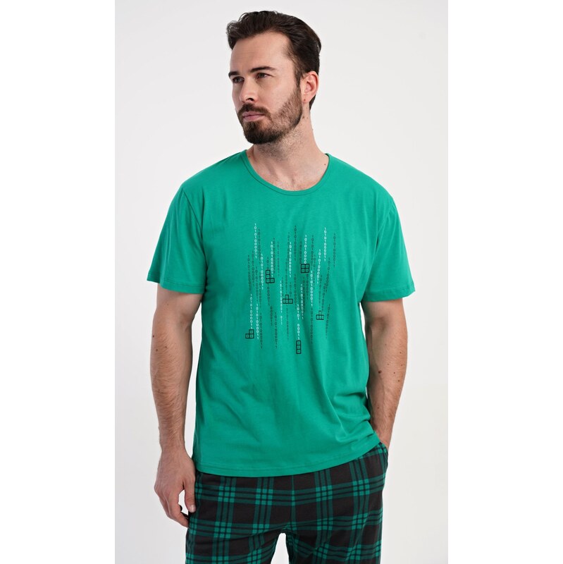 Vienetta MAN Pánske pyžamo šortky Tetris game 68161454