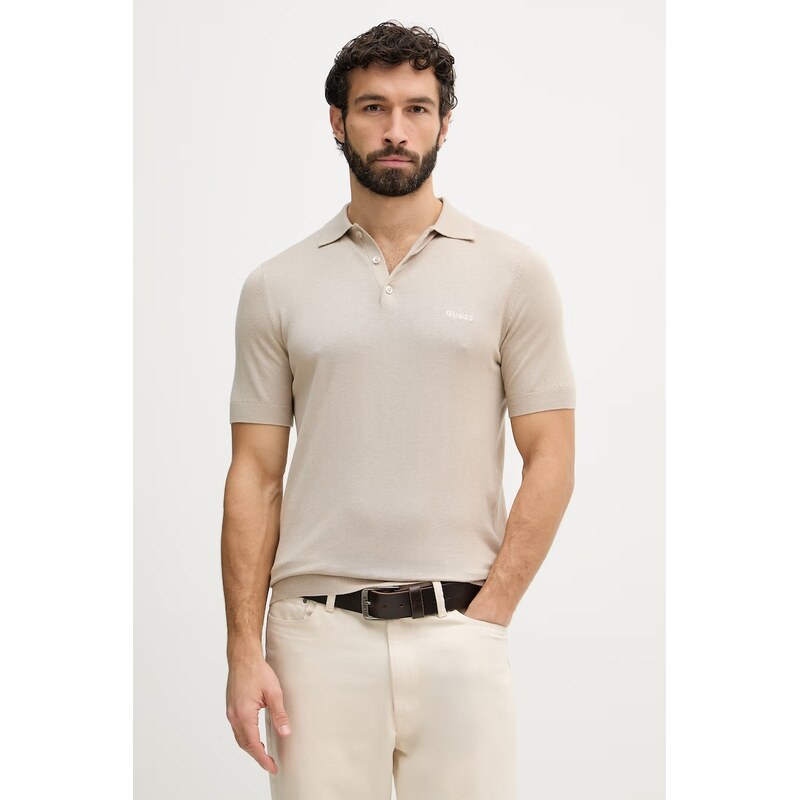 Guess sveter pánsky s prímesou hodvábu 67721776