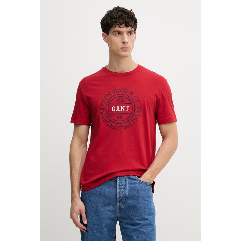 Pánske bavlnené tričko Gant 67824391