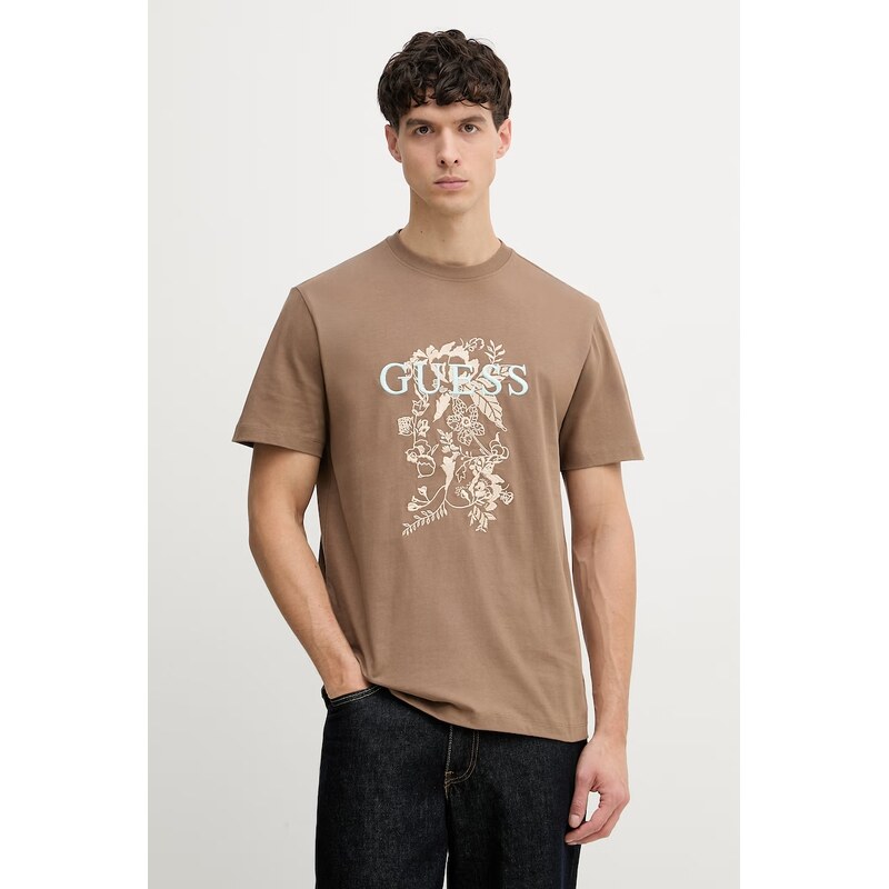 Pánske bavlnené tričko Guess 67855958