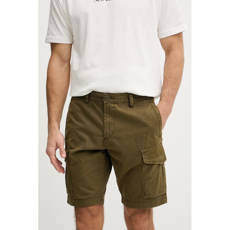 Pánske bavlnené šortky Napapijri N-Deline 67855984