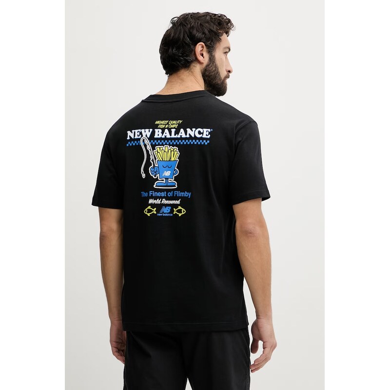 New Balance tričko pánske bavlnené Fish and Chips 67820042