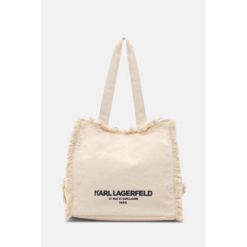 Dámska bavlnená kabelka typu tote Karl Lagerfeld K/RSG 67856111