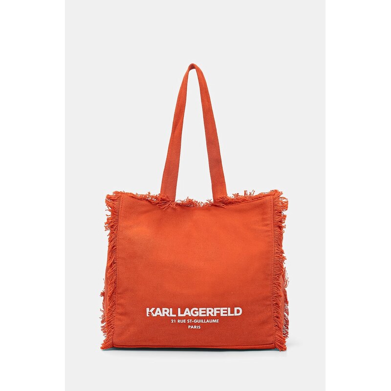 Dámska bavlnená kabelka typu tote Karl Lagerfeld K/RSG 67856112