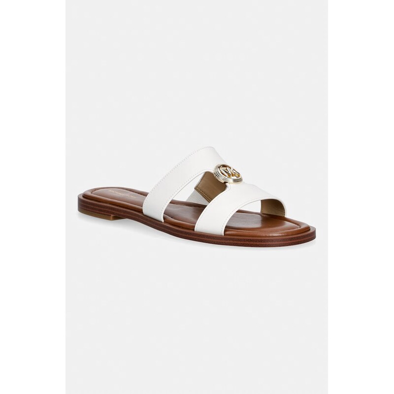 MICHAEL Michael Kors šľapky dámske kožené Erin Flat Sandal 67848131