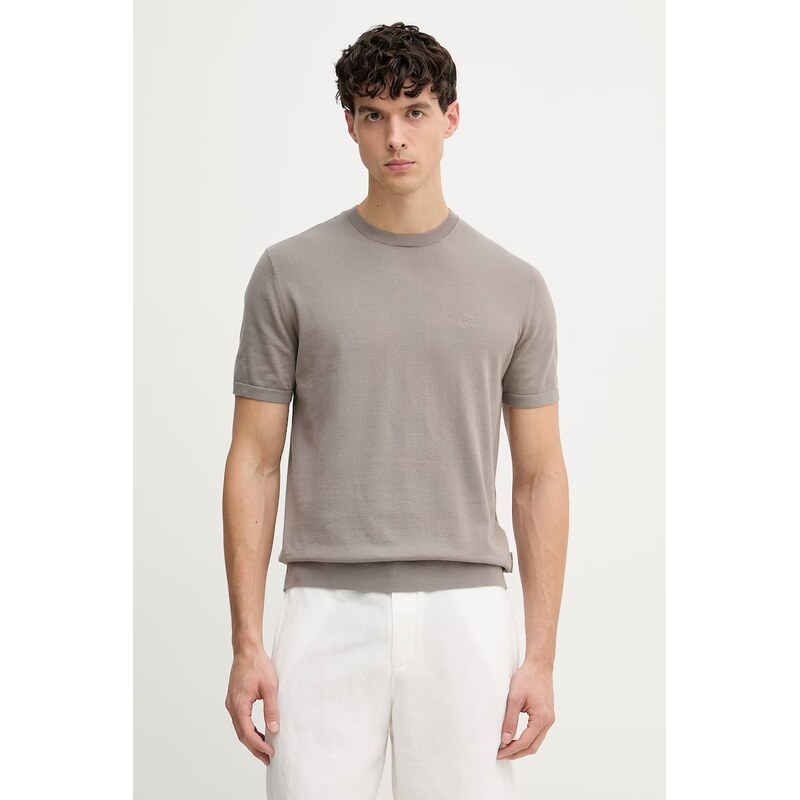 Pánske bavlnené tričko Armani Exchange 67848160