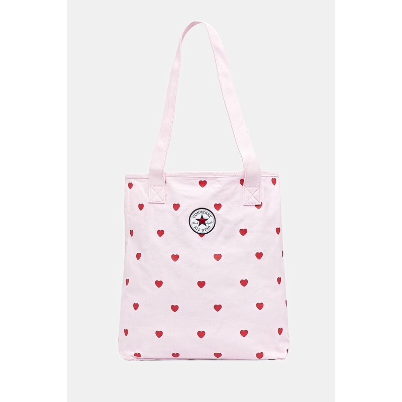 Converse kabelka typu tote dámska bavlnená x CHUCKS IN LOVE 67869975