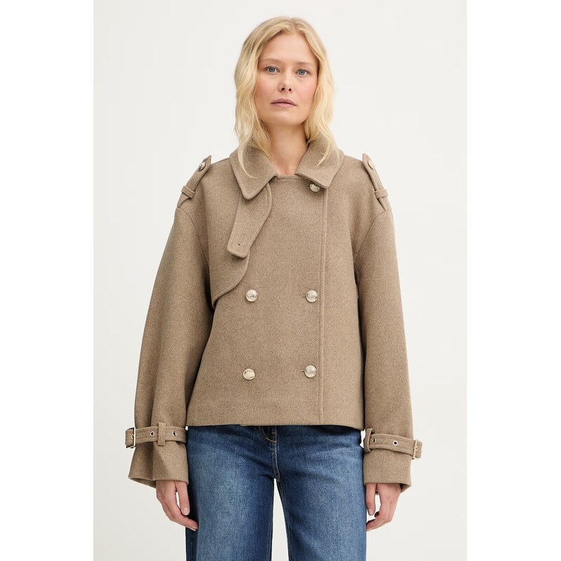 Morgan kabát dámsky s prímesou vlny 67913144