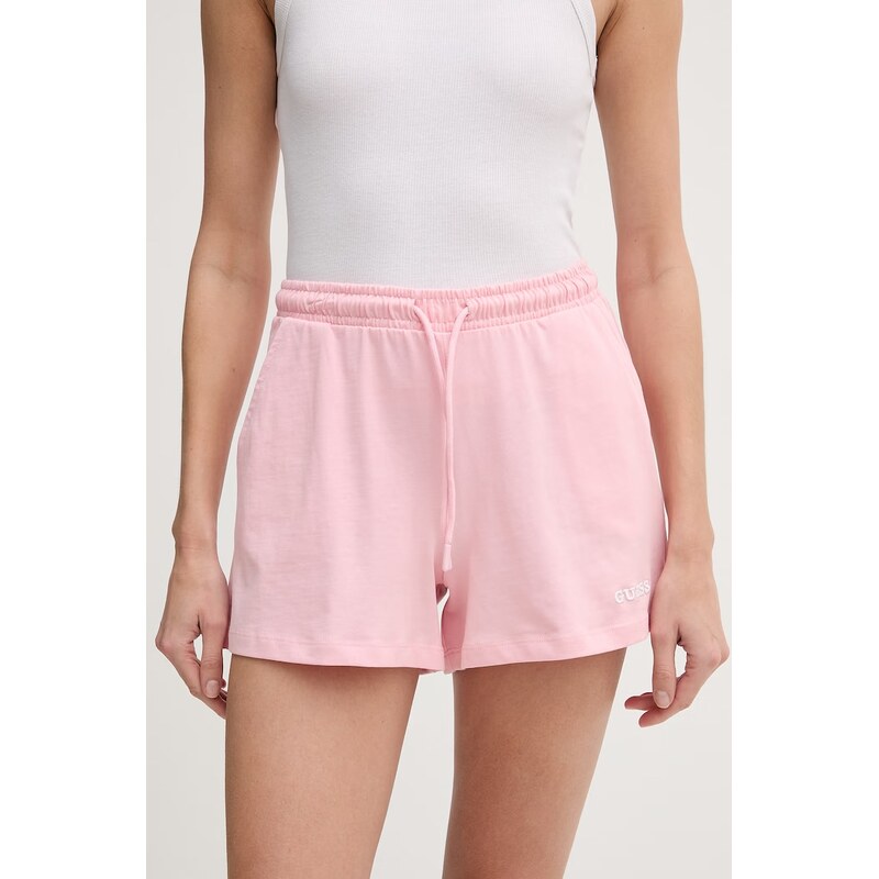 Guess teplákové šortky dámske bavlnené GIADA 67867014