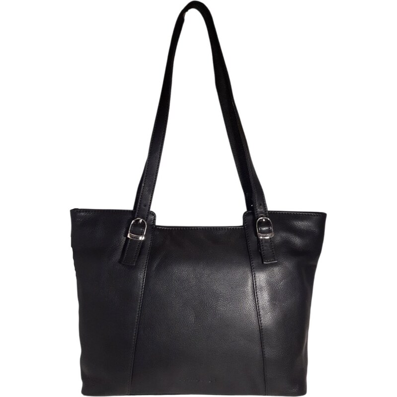 Sendi Design Dámska kožená kabelka Erika čierna 68161793