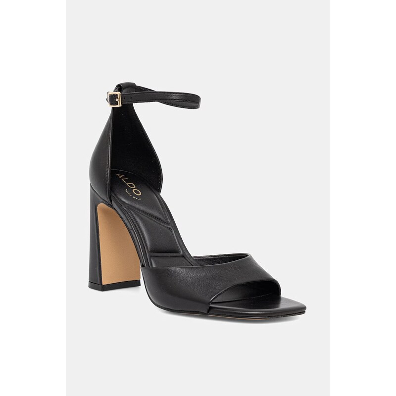 Aldo sandále na podpätku z kože FLORIANNA 67912263
