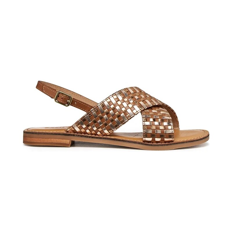 Kožené sandále Geox D MADDALUSIAC 68163281