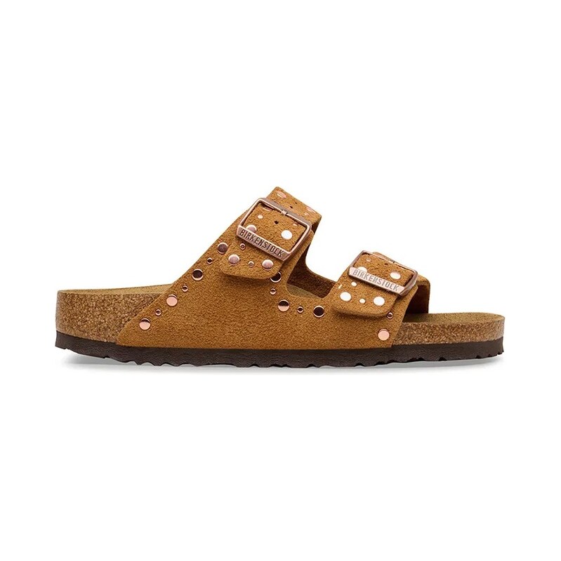 Semišové šľapky Birkenstock Arizona Rivet 68163320