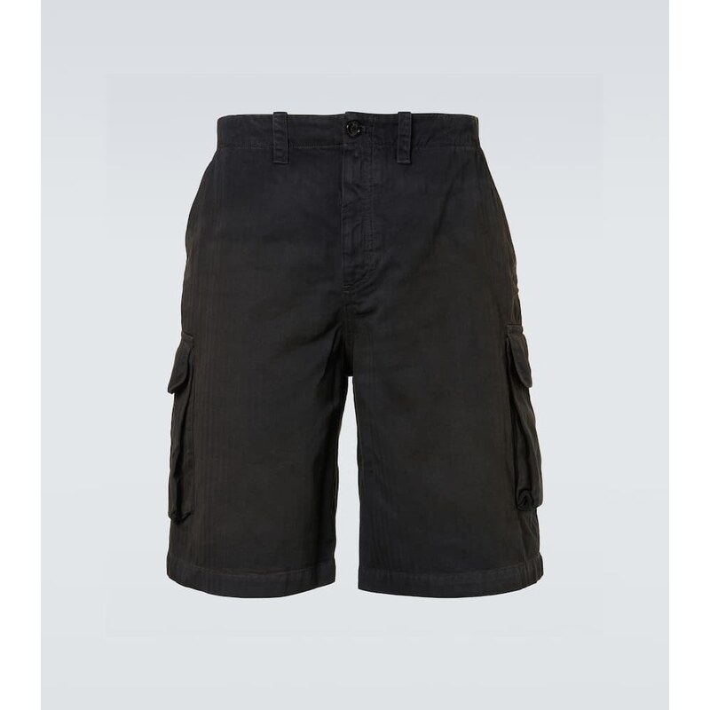 Our Legacy Mount herringbone cotton cargo shorts 67966627
