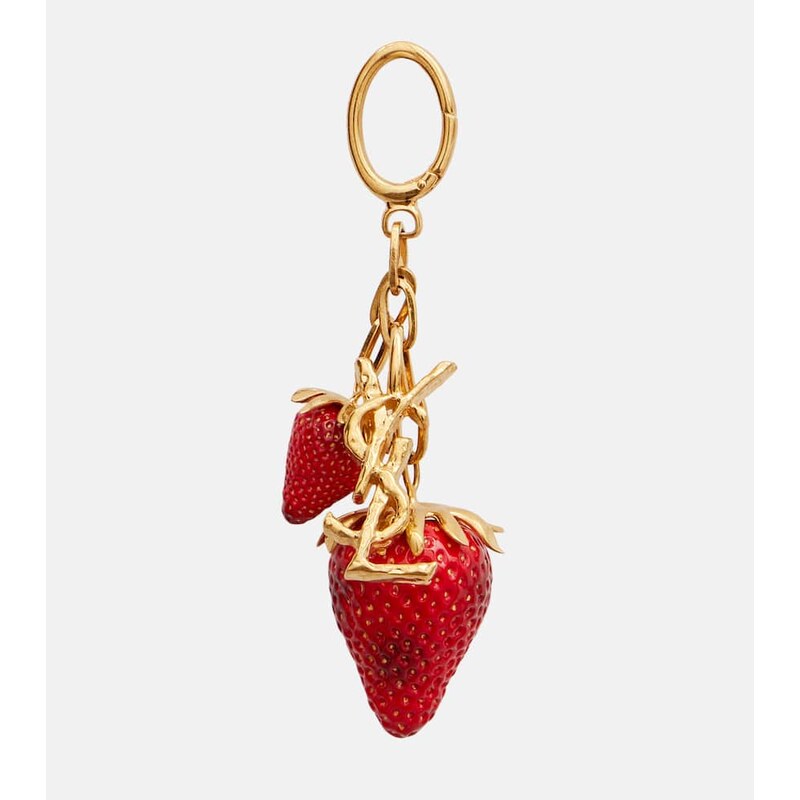 Saint Laurent Cassandre Strawberry bag charm 68051820