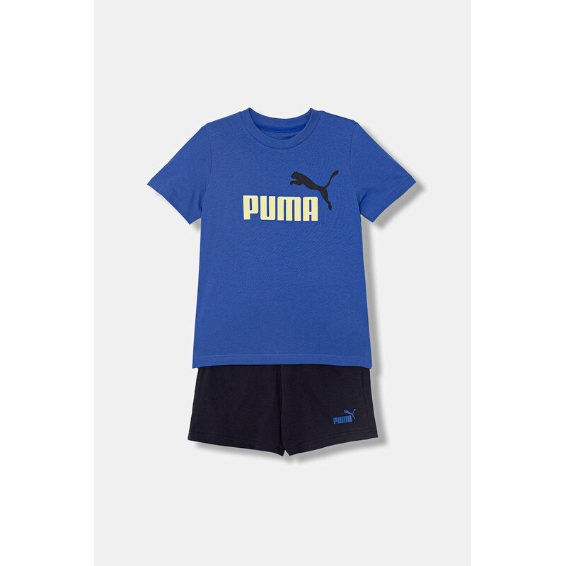 Detská bavlnená súprava Puma ESS 2 COLOR No. 1 Logo Tee and Shorts Set 67635872