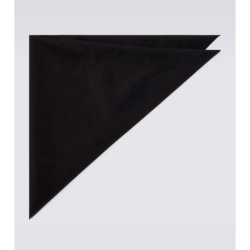 Gucci GG cotton and silk pocket square 68142768