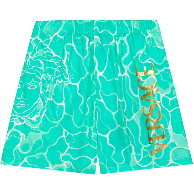 Versace Kids Logo-print swimming shorts 68057180