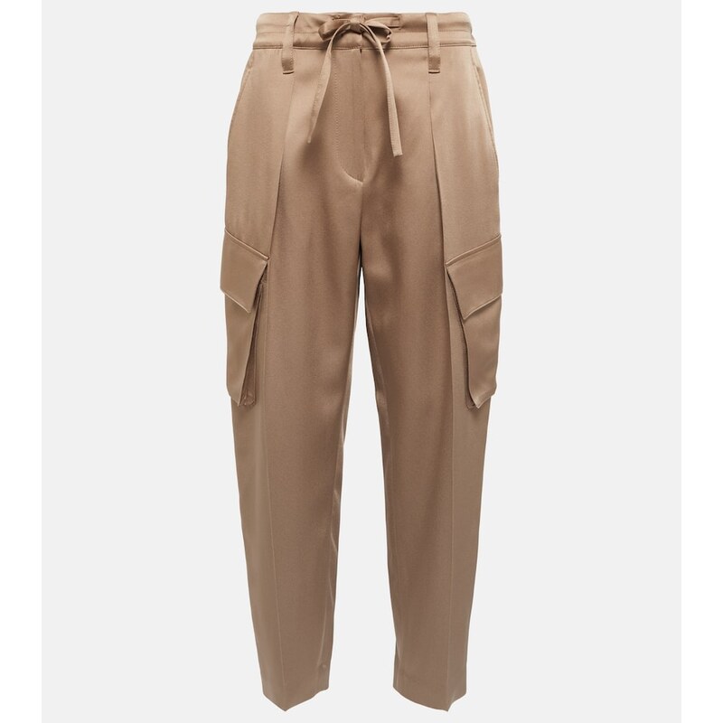 Brunello Cucinelli High-rise cargo pants 68308140