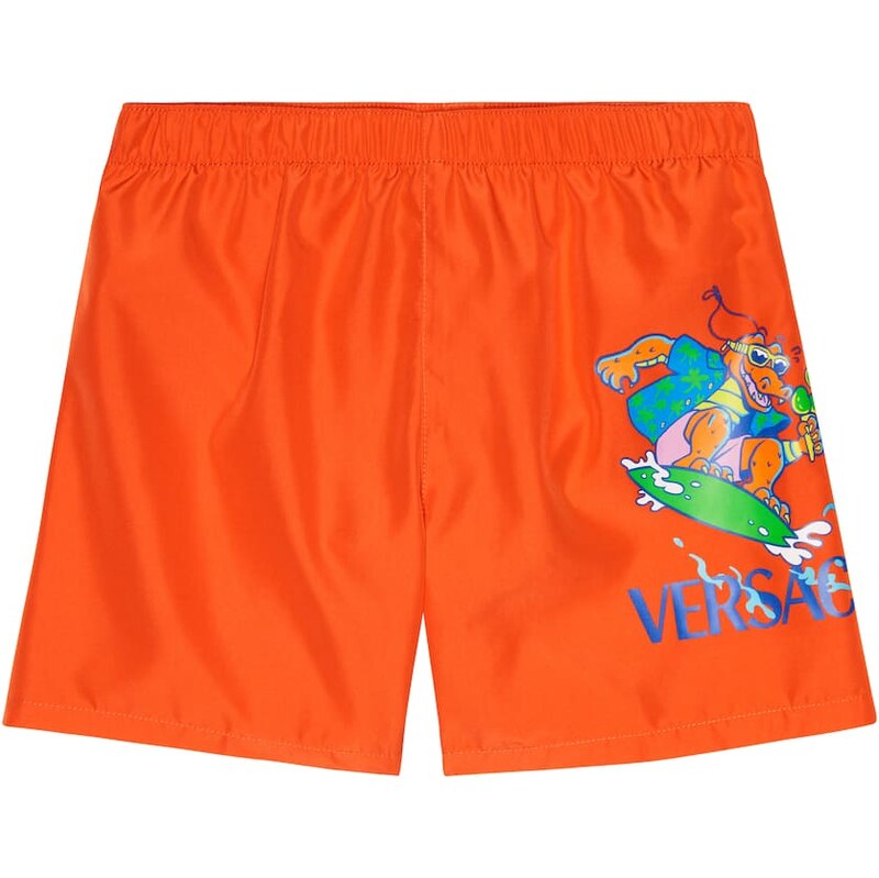 Versace Kids Printed swim trunks 68288736