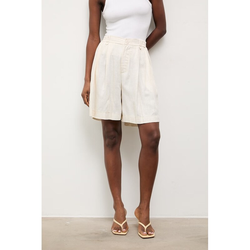 Ľanové šortky Answear.LAB 63995075