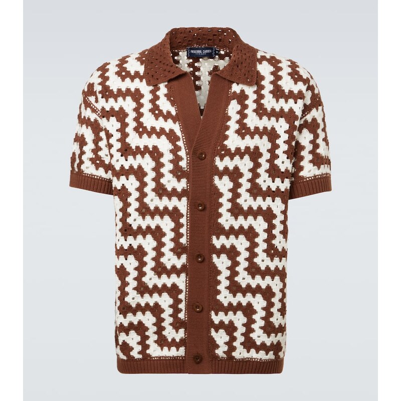 Frescobol Carioca Pinto crochet cotton cardigan 67997312