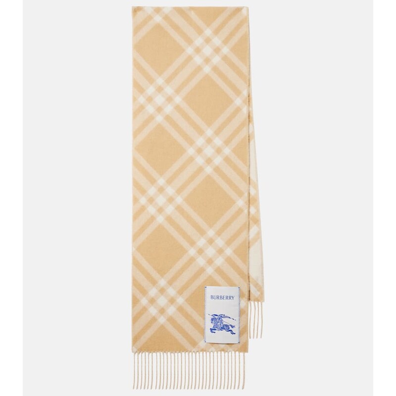 Burberry EKD checked cashmere scarf 68115855