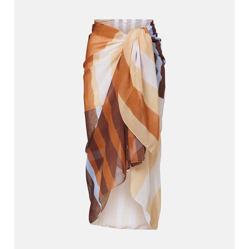 Cala de la Cruz Luana striped beach cover-up 68205211