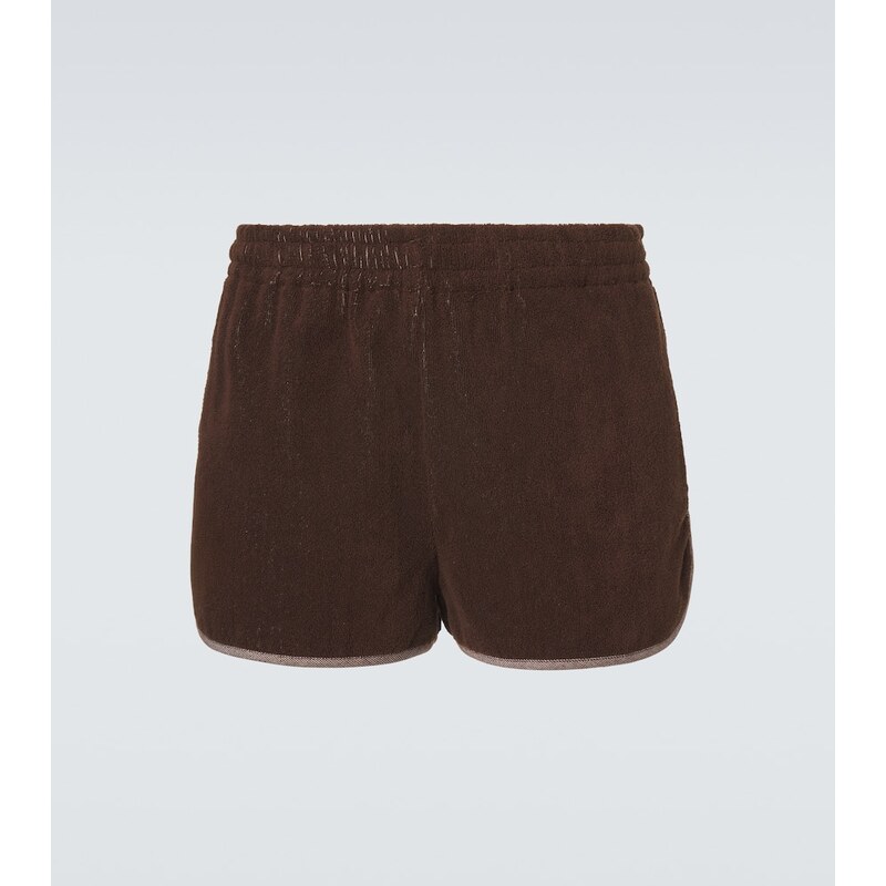 Versace Logo cotton terry shorts 67997626