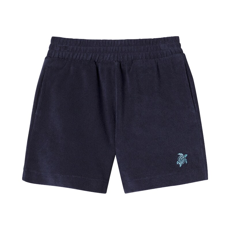 Vilebrequin Kids Embroidered cotton terry shorts 67997889