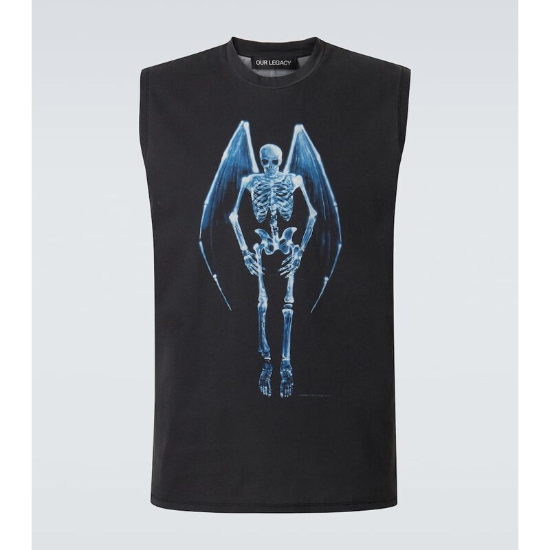 Our Legacy Breathe printed cotton tank top 68007583