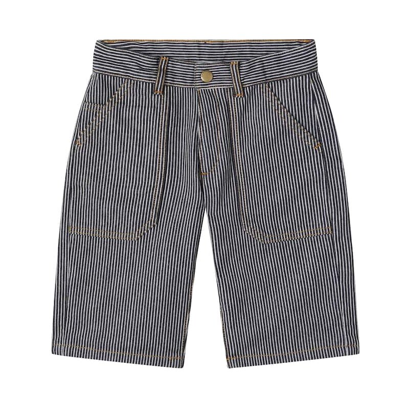 Bonpoint Levon striped denim shorts 68008033