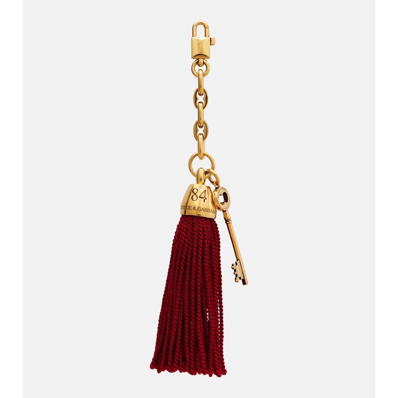 Dolce&Gabbana Fringed bag charm 68425945