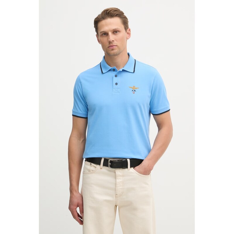 Bavlnené polo tričko Aeronautica Militare 67490826