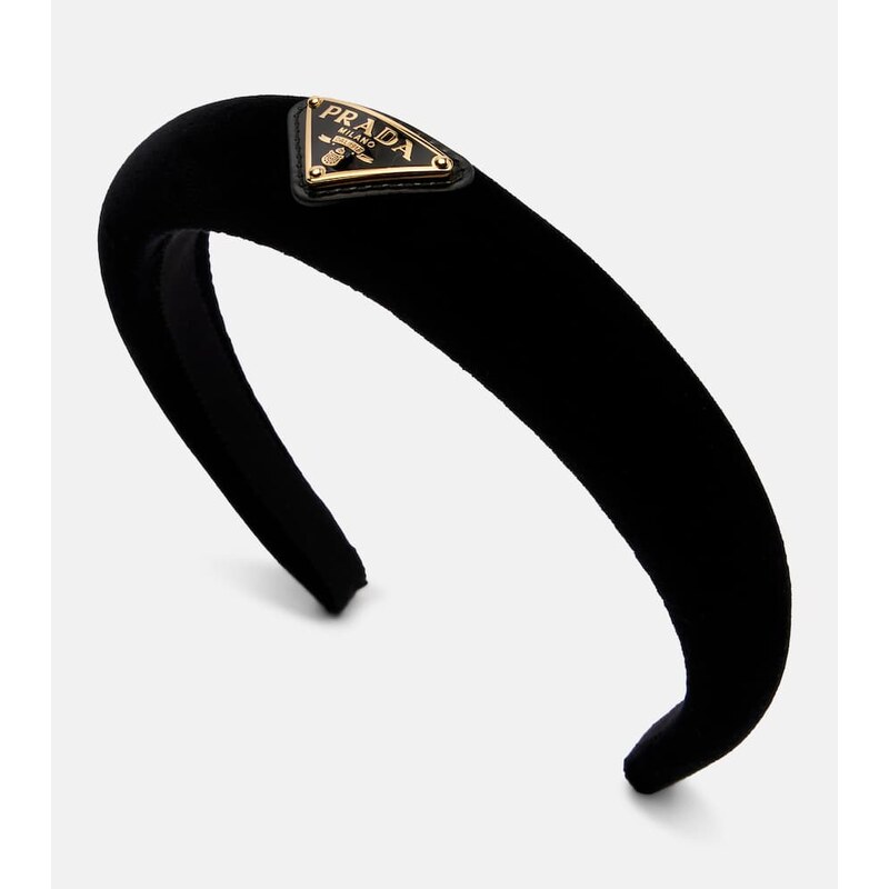 Prada Cotton velvet headband 68292108