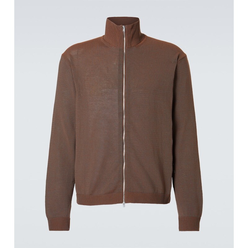 Our Legacy Float cotton-blend zip-up cardigan 68017794