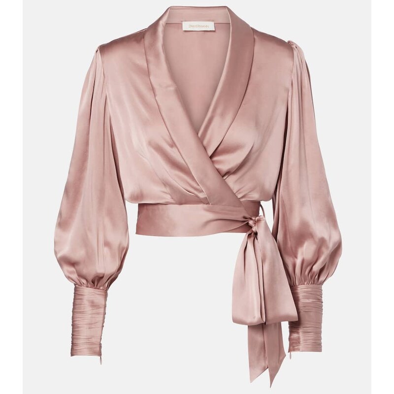 Zimmermann Silk wrap top 68018302