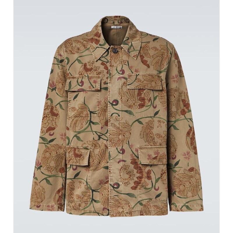 Our Legacy Uniform floral cotton field jacket 68292759