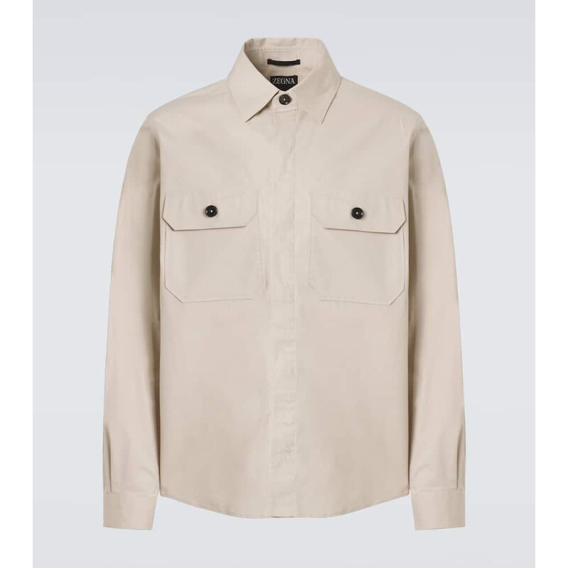 Zegna Cotton-blend overshirt 68027958