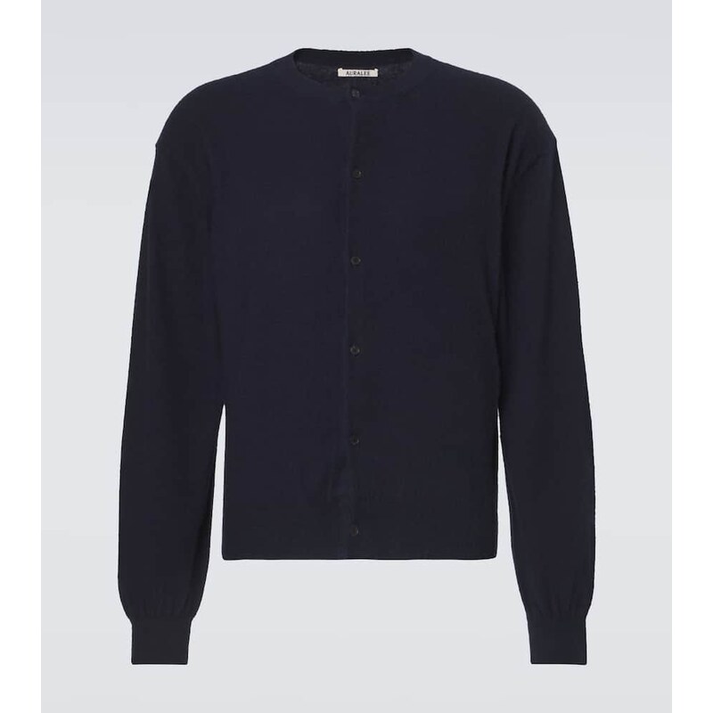 Auralee Cashmere and cotton cardigan 68241489