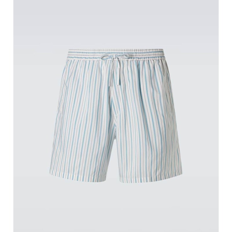 Umit Benan Julian silk and cotton Bermuda shorts 68280857